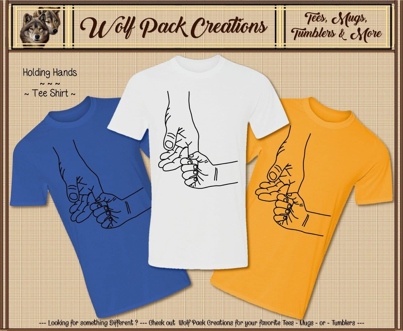 Father and Child Holding Hands Beautiful Short Sleeve T-Shirt