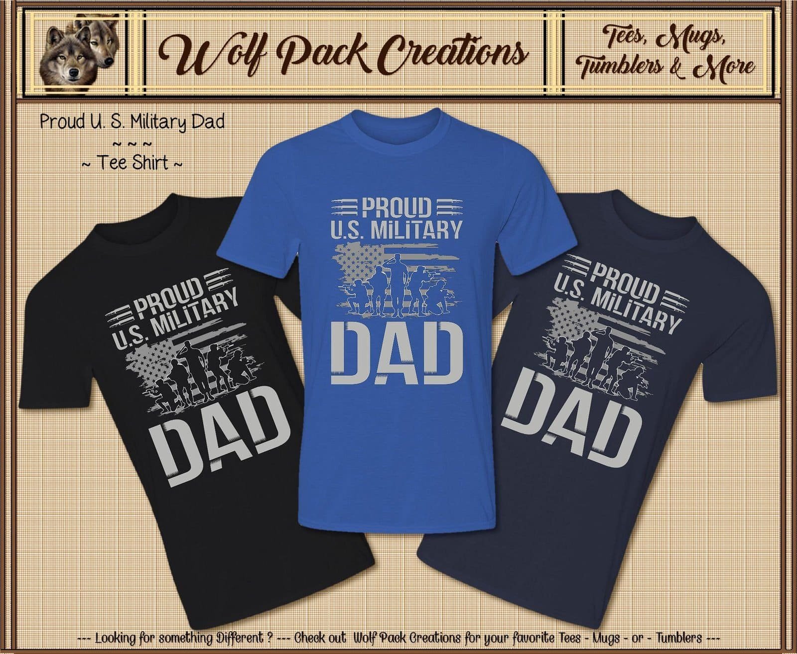 Beautiful Shirt for a Military Dad