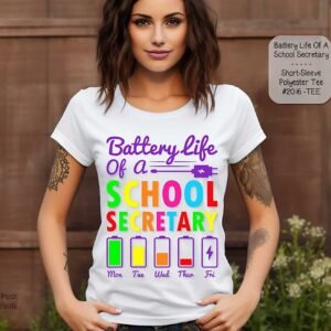 Essential Shirt Battery Life of the School Secretary