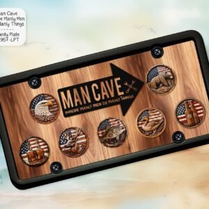 Man Cave License Plate