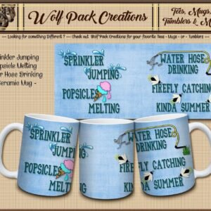 Beautiful Ceramic Mug describing the Perfect Summer