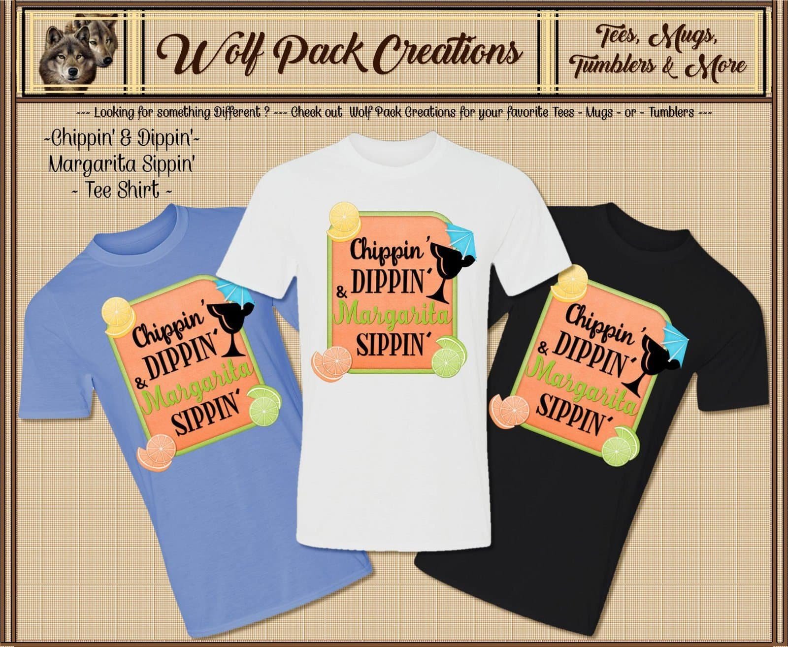 Exciting Chippin' Dippin' & Margarita Sippin' Short Sleeve T-Shirt