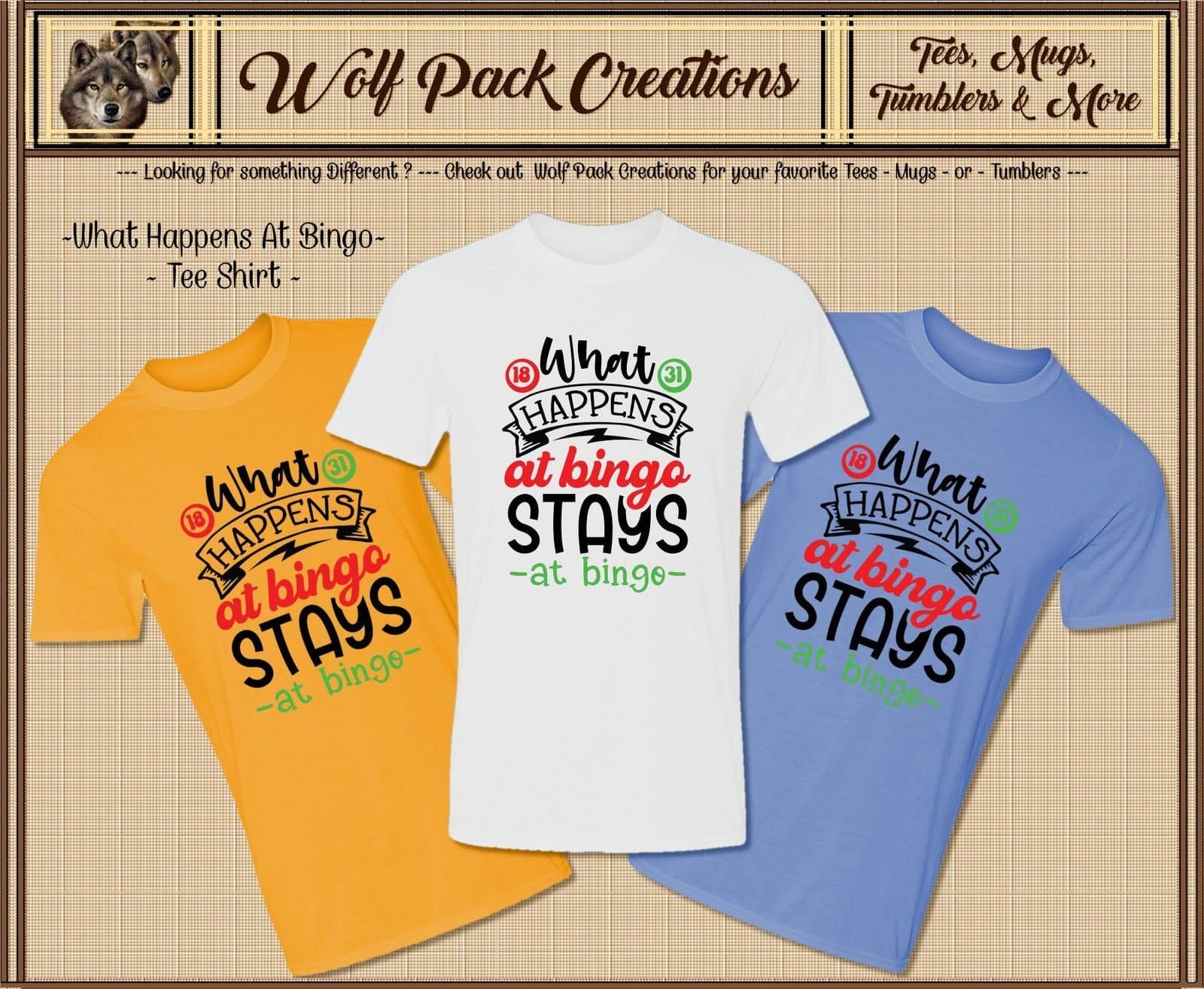 Beautiful What Happens at Bingo, Stays at Bingo Short Sleeve T-Shirt