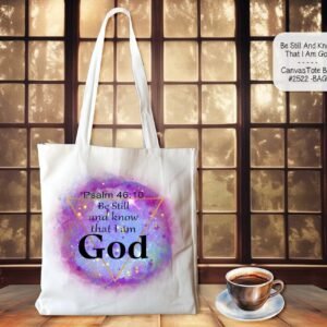 Be Still and Know I Am God Tote Bag