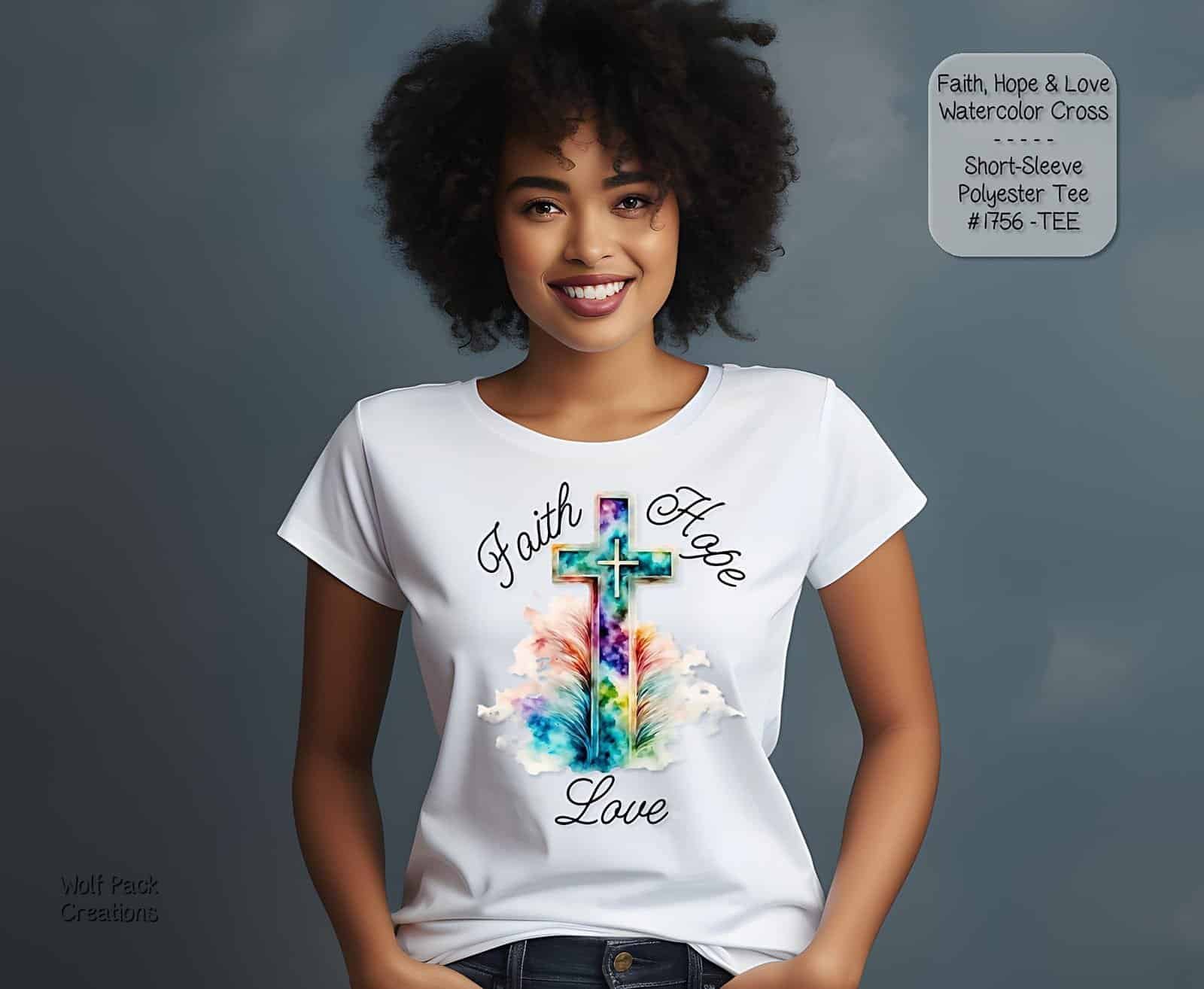 Inspirational Faith Hope Love Shirt