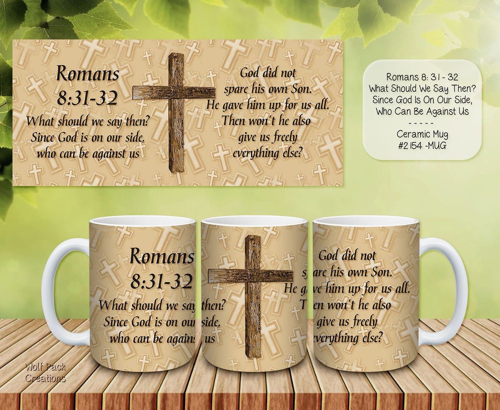 Discover the Perfect Ceramic Coffee Mug with a Verse from Romans