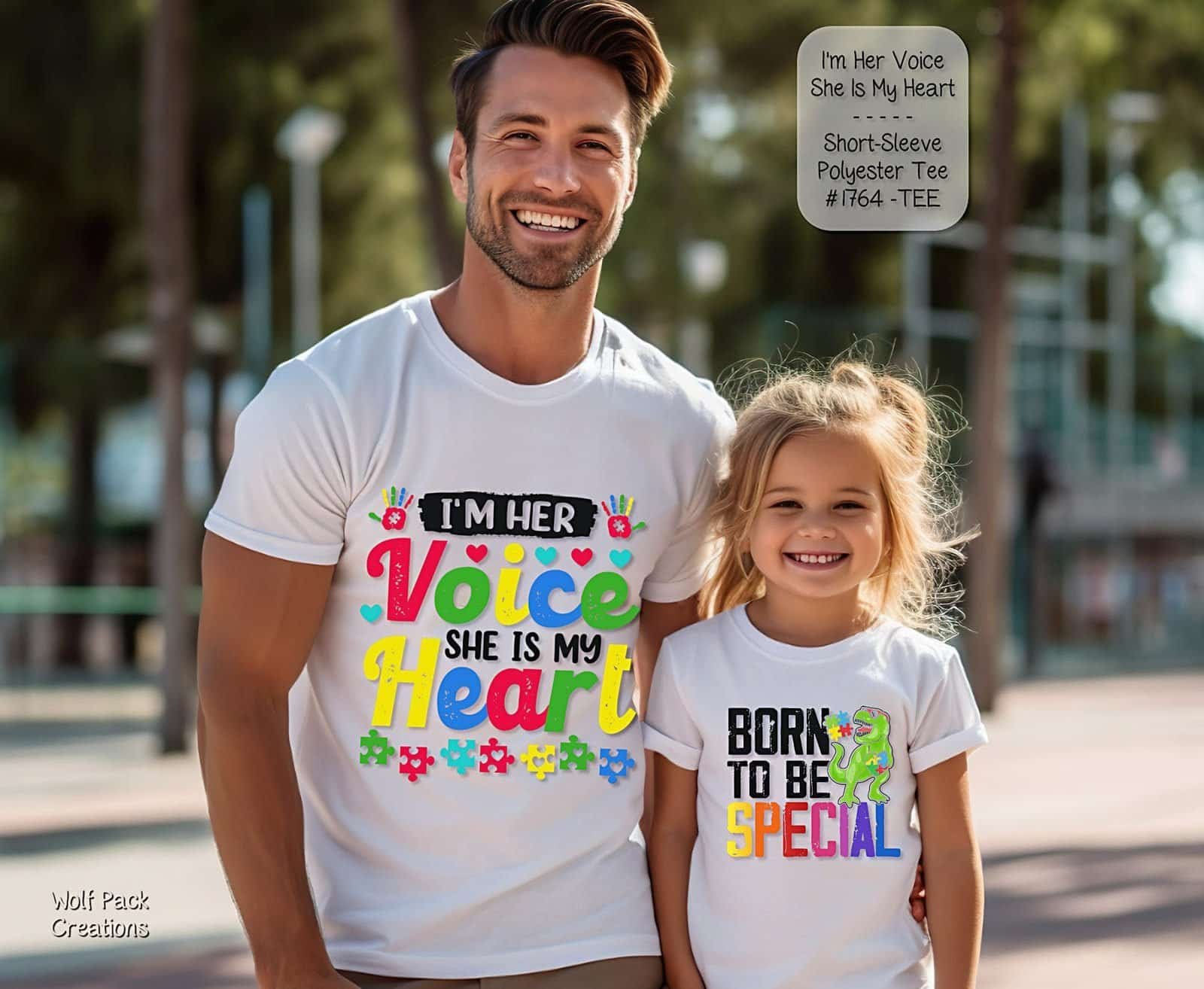 Beautiful Shirt: I Am Her Voice She is My Heart