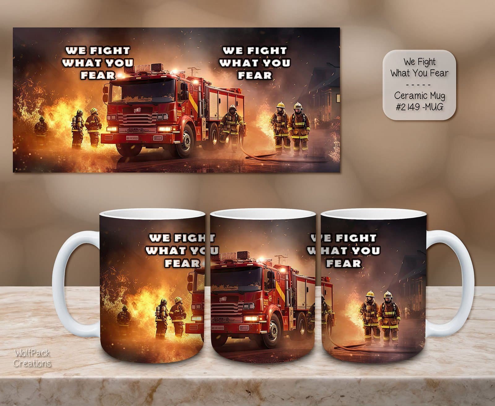 Discover Our Perfect Ceramic Coffee Mugs for Firefighters