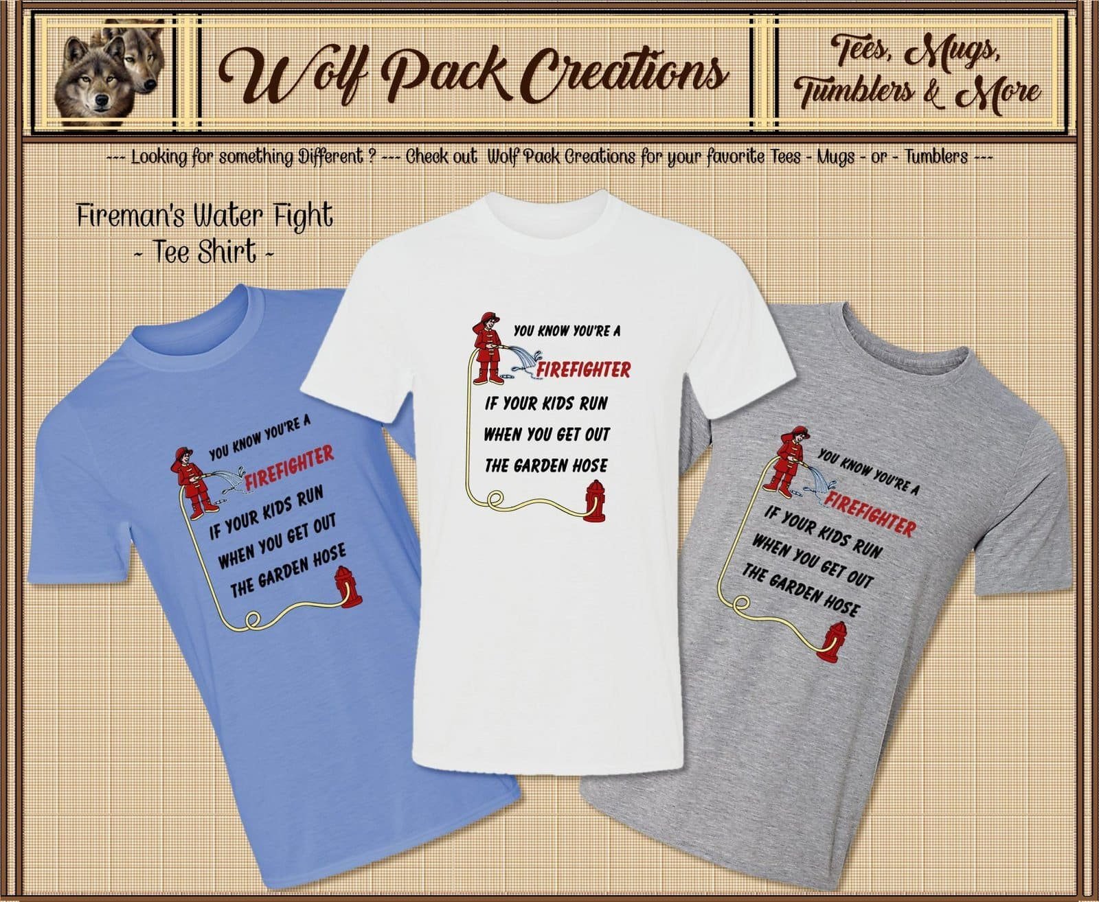 Short Sleeve Shirt for the Family Firefighter
