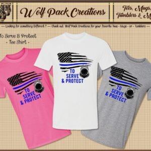 Short Sleeve Shirt for all Police Officers to Serve & Protect