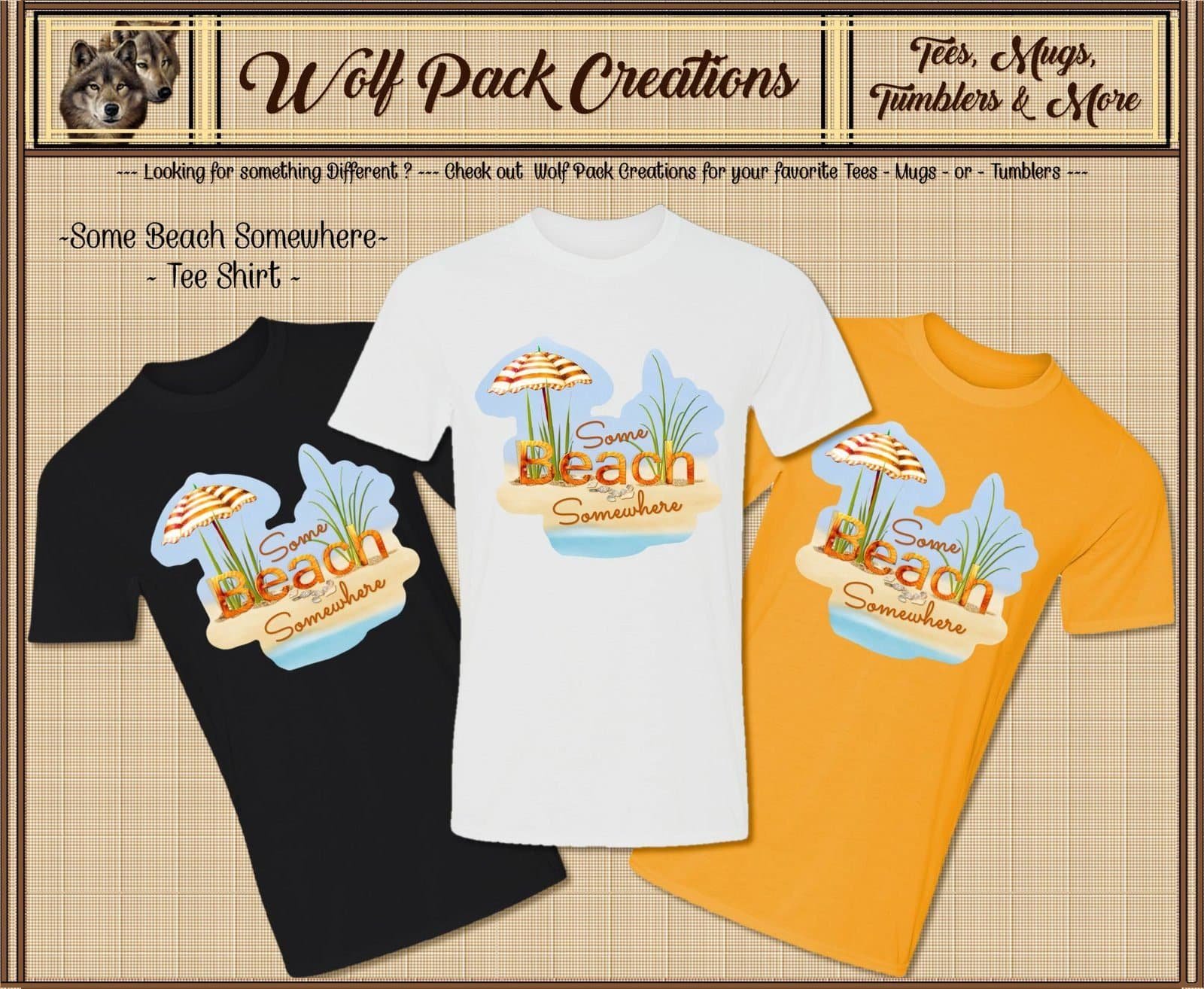 Beautiful Short Sleeve T-Shirt featuring Some Beach Somewhere