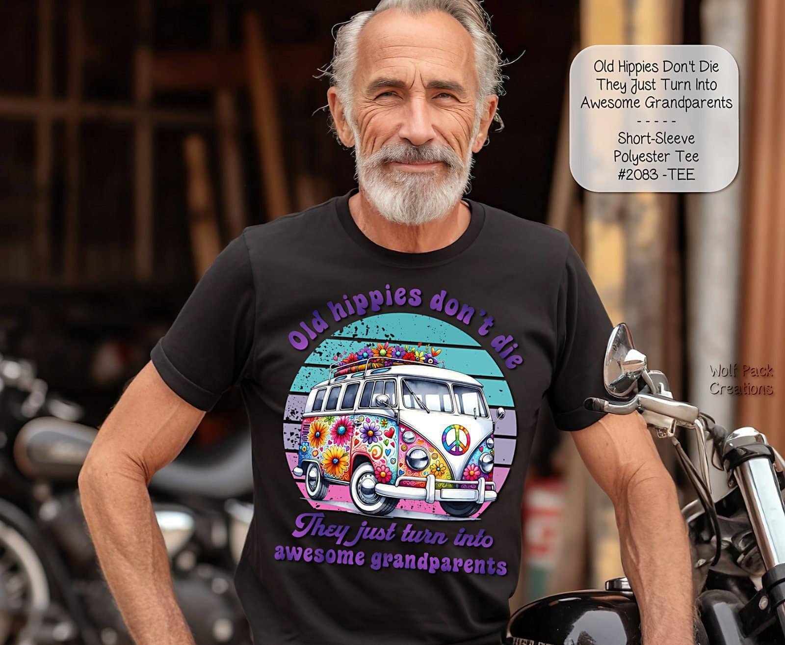 Hilarious Shirt for the Old Hippie