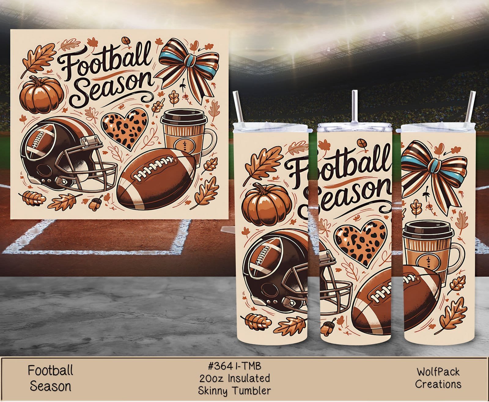 Football Season Tumbler