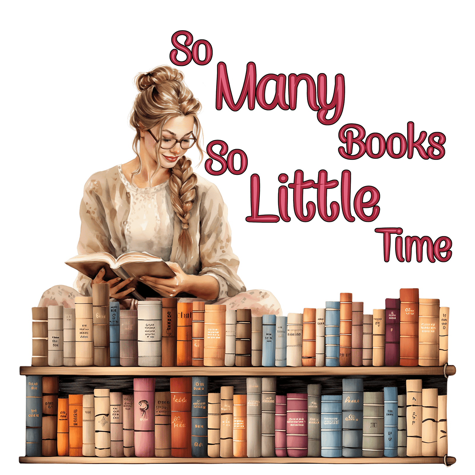 So Many Books, So Little Time Tote Bag