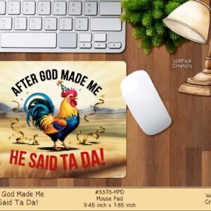Rooster Print Mousepad