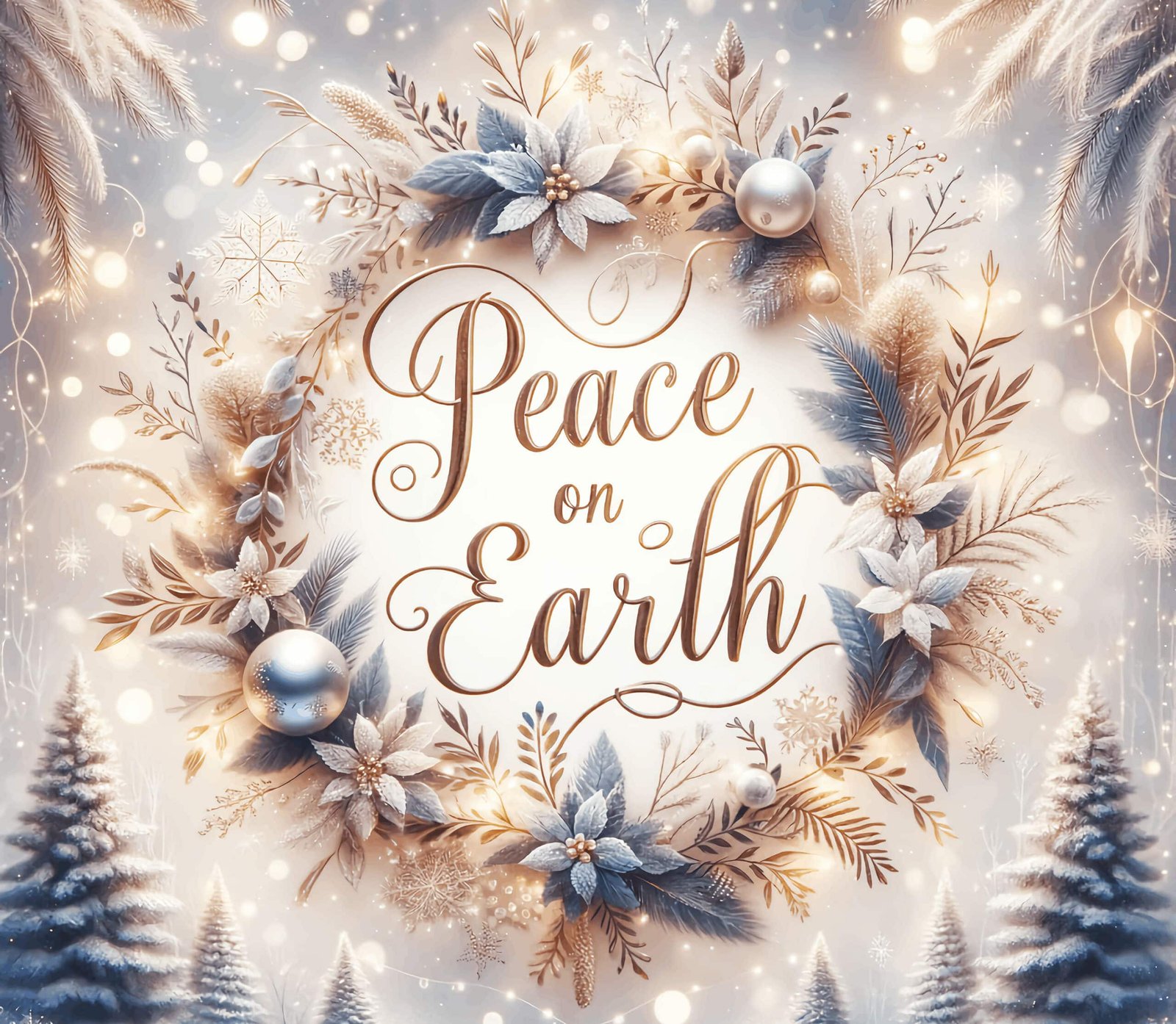 Heartwarming Peace on Earth Tumbler - Image 2