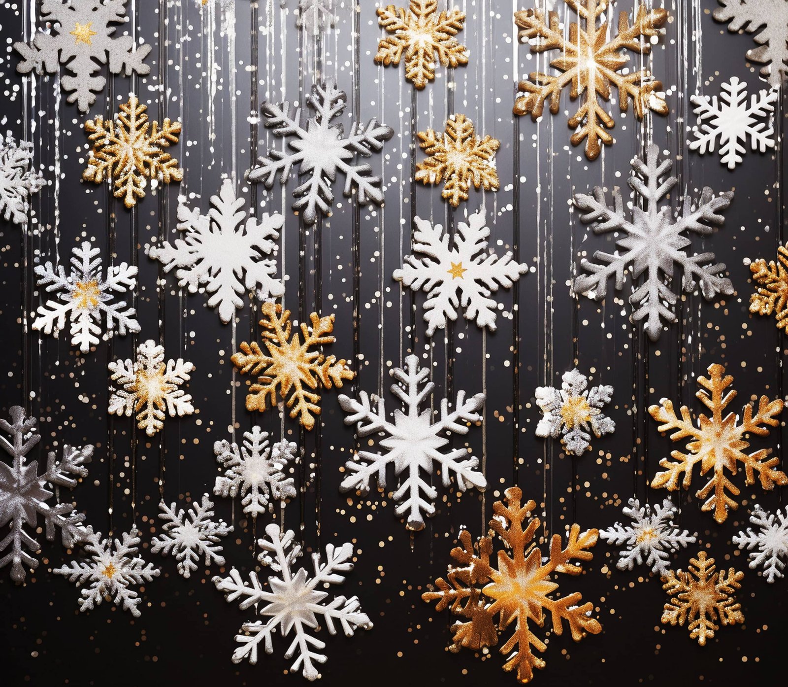 Beautiful Raining Snowflakes Tumbler