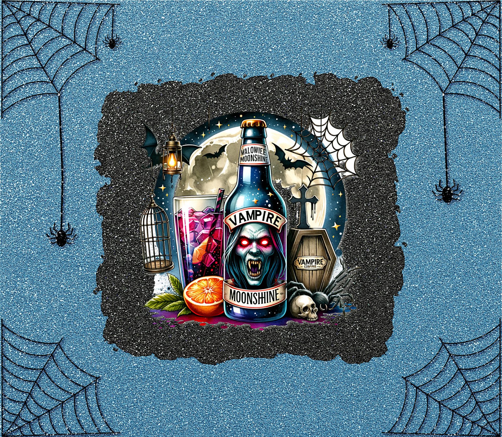 Vampire Moonshine Skinny Tumbler