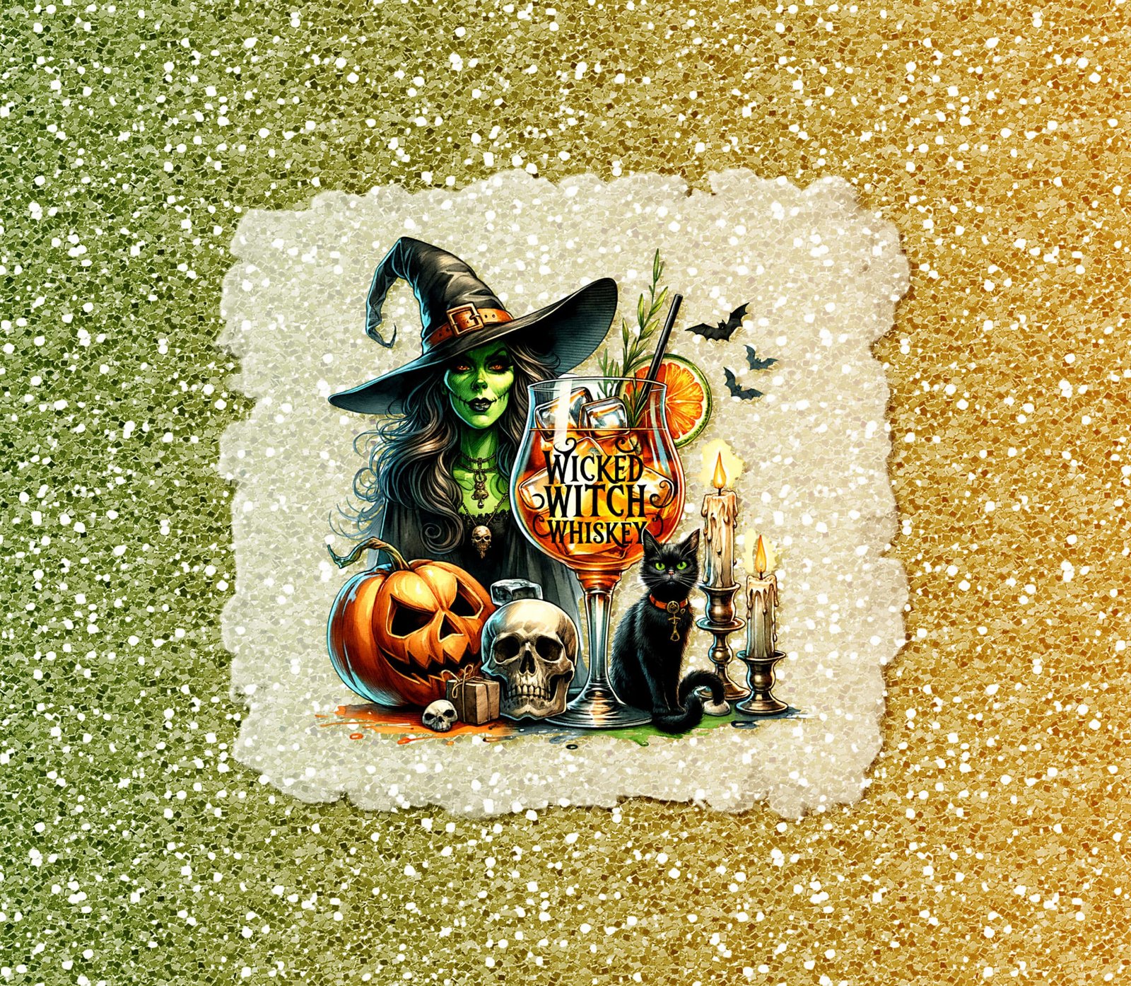 Wicked Witch Whiskey Skinny Tumbler - Image 2