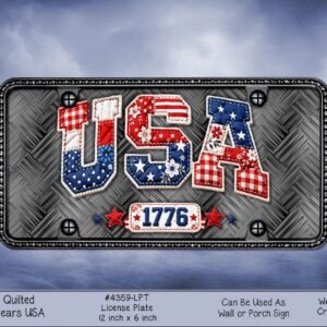 USA 250th Anniversary License Plate