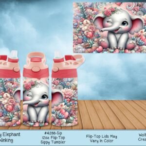 Elephant Kids Sippy Tumbler