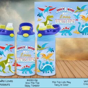 Kids Dinosaur Sippy Tumbler