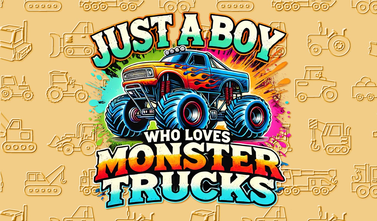 Monster Trucks Sippy Tumbler - Image 2