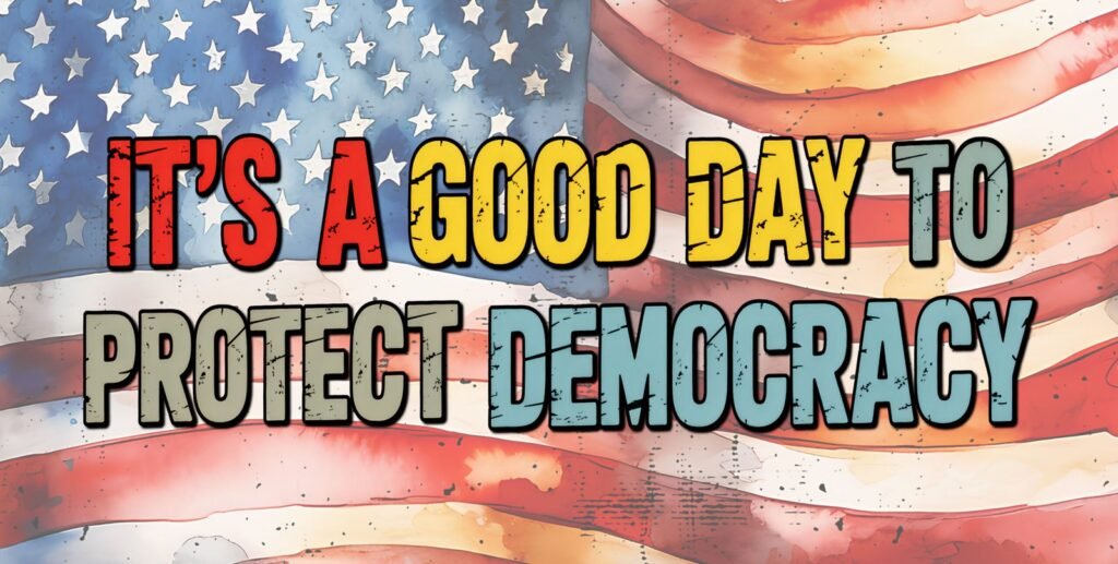 Protect Democracy License Plate