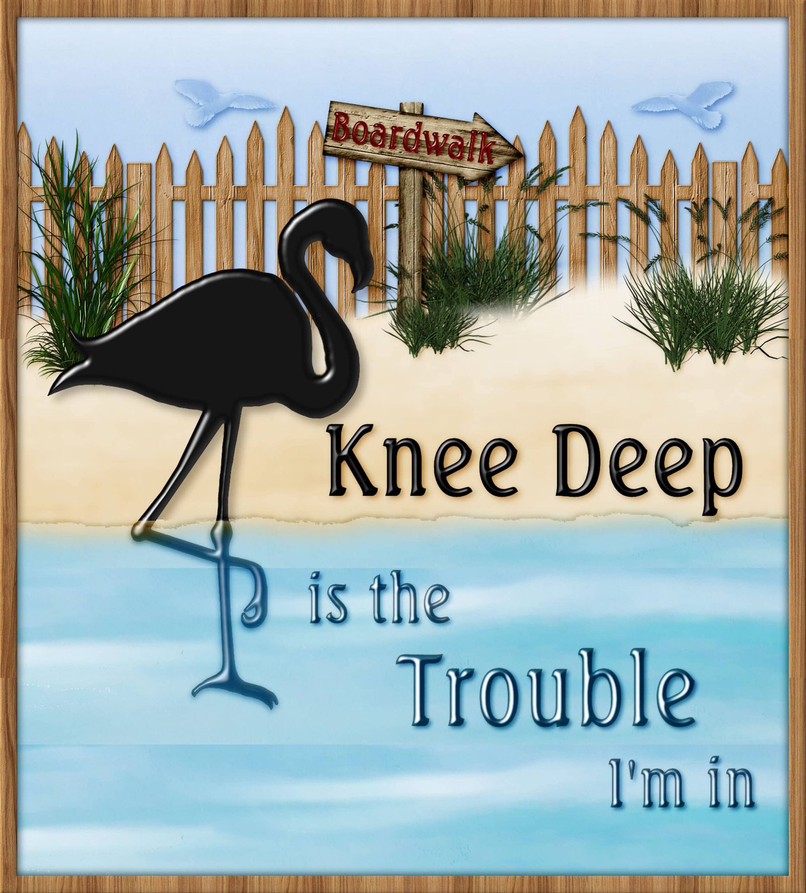 Knee Deep Tote Bag