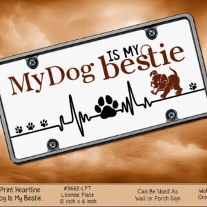 My Dog License Plate
