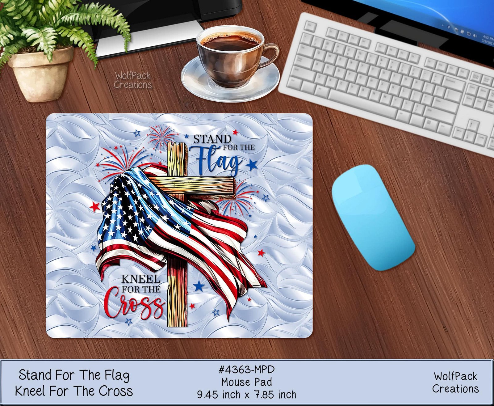 Stand for the Flag Mousepad