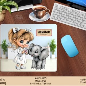 Vet in Training Mousepad