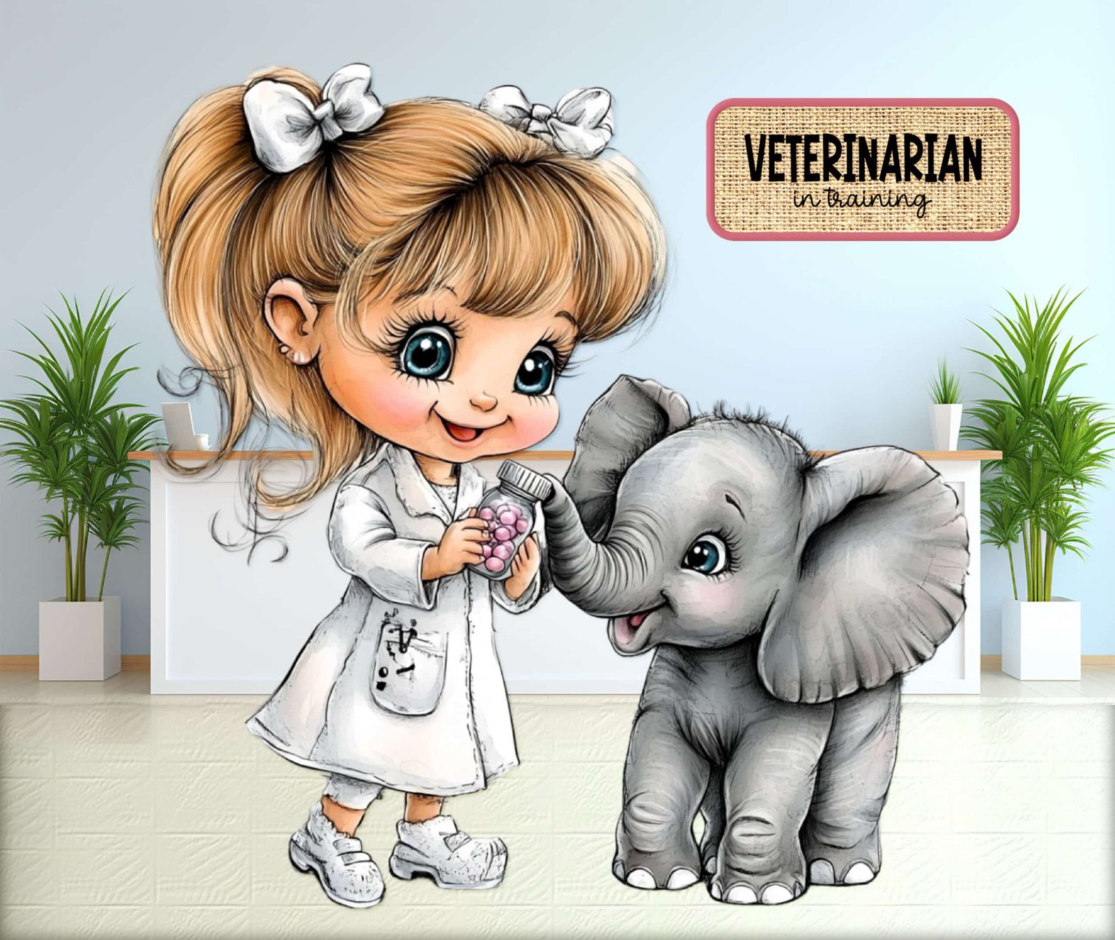 Vet in Training Mousepad
