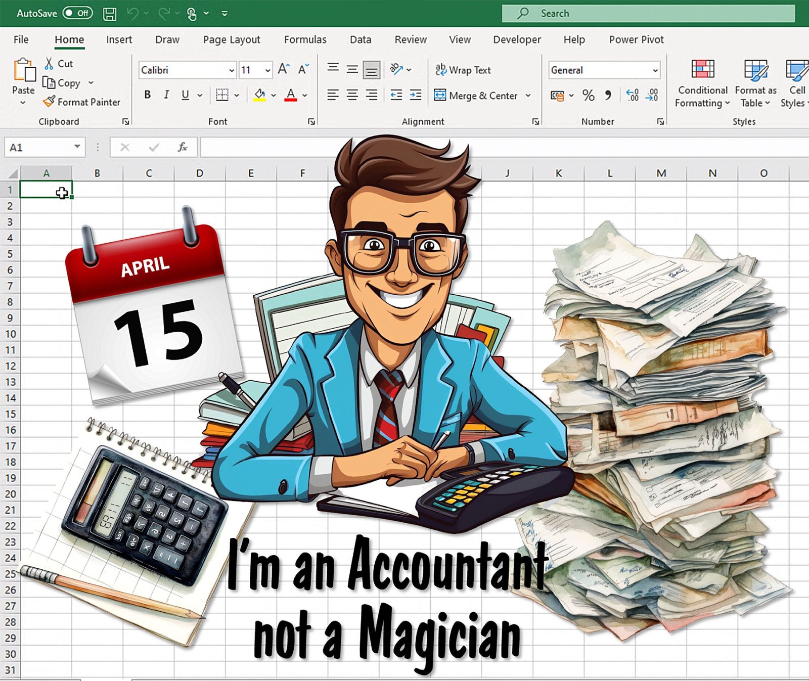 Hilarious I'm an Accountant Mouse Pad